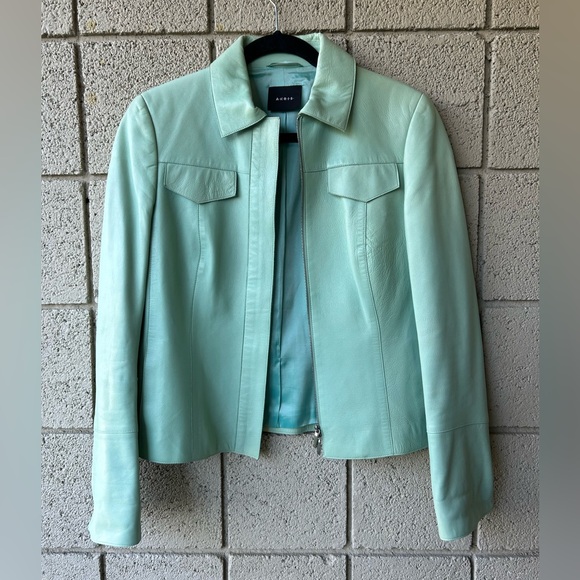 Akris lamb leather nappa jacket - Picture 3 of 8